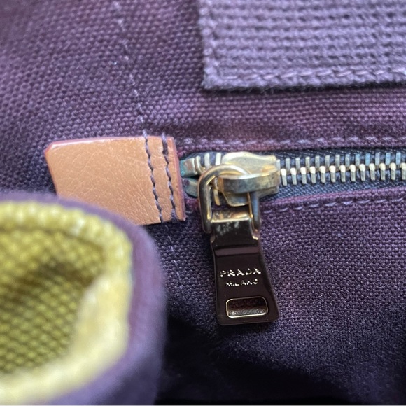 Prada Canapa Stampata Giallo Soho Tote - Picture 7 of 9